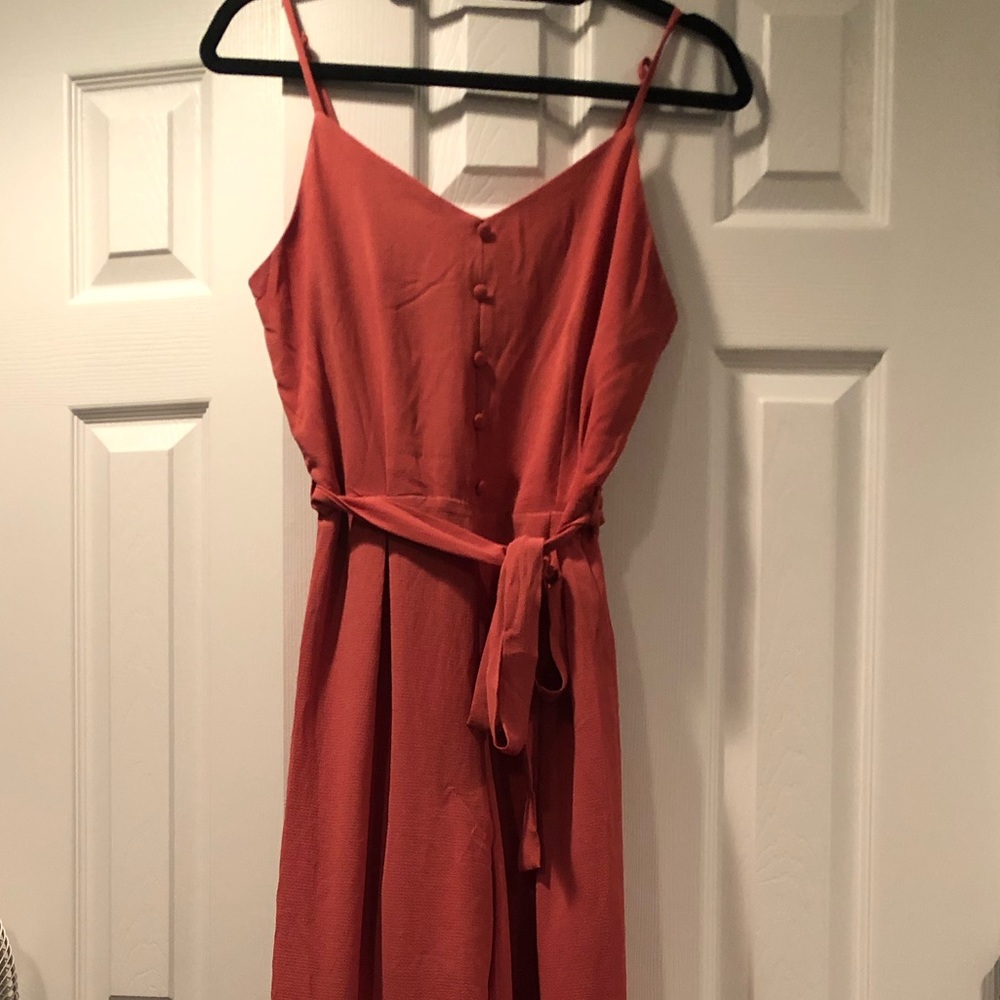 Monteau Salmon Pink Jumpstuit